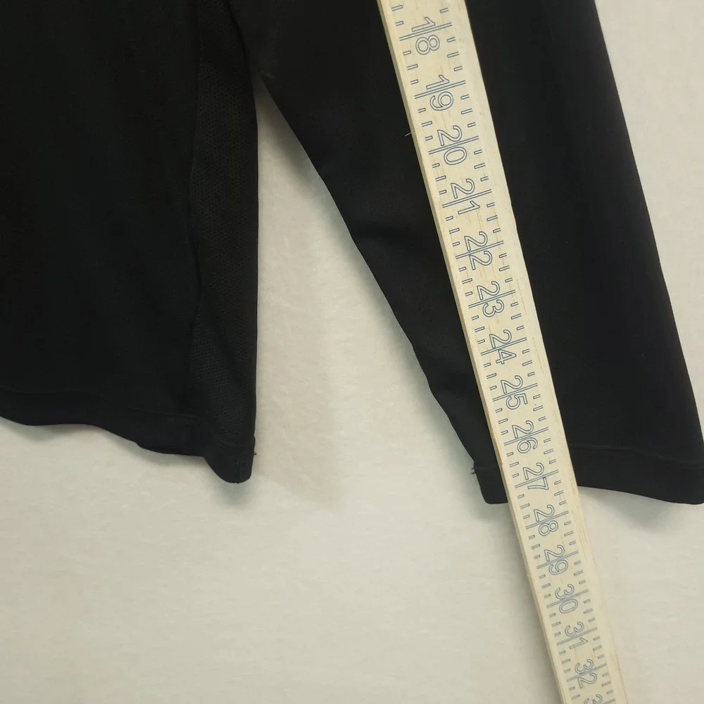 Nike Shirt Quarter Zip Pullover Mens XL Black Teal Fit Dry Golf Long Sleeve